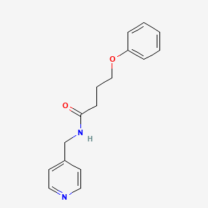 4-phenoxy-N-(pyridin-4-ylmethyl)butanamide