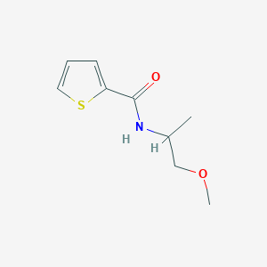 molecular formula C9H13NO2S B11171221 N-(1-methoxypropan-2-yl)thiophene-2-carboxamide 