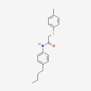 N-(4-butylphenyl)-2-[(4-methylphenyl)sulfanyl]acetamide