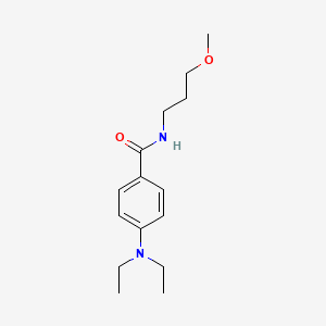 molecular formula C15H24N2O2 B11171235 4-(diethylamino)-N-(3-methoxypropyl)benzamide 