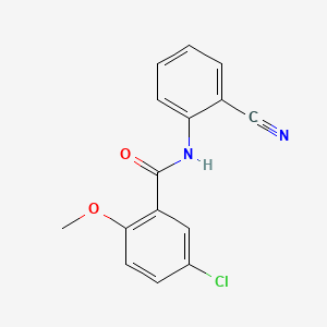 5-chloro-N-(2-cyanophenyl)-2-methoxybenzamide