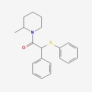 1-(2-Methylpiperidin-1-yl)-2-phenyl-2-(phenylsulfanyl)ethanone