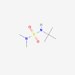 molecular formula C6H16N2O2S B11171358 N'-tert-butyl-N,N-dimethylsulfuric diamide 