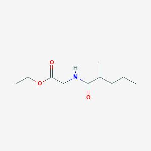 molecular formula C10H19NO3 B11171495 Ethyl 2-(2-methylpentanoylamino)acetate 