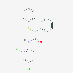 N-(2,4-dichlorophenyl)-2-phenyl-2-(phenylsulfanyl)acetamide