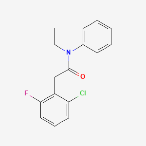 2-(2-chloro-6-fluorophenyl)-N-ethyl-N-phenylacetamide