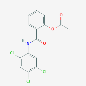 2-[(2,4,5-Trichlorophenyl)carbamoyl]phenyl acetate