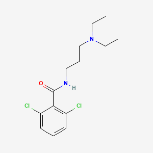 2,6-dichloro-N-[3-(diethylamino)propyl]benzamide