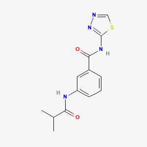 3-Isobutyrylamino-N-[1,3,4]thiadiazol-2-yl-benzamide