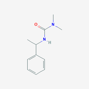 molecular formula C11H16N2O B11171730 1,1-Dimethyl-3-(1-phenylethyl)urea 