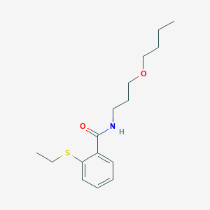 N-(3-butoxypropyl)-2-(ethylsulfanyl)benzamide