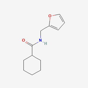 N-(furan-2-ylmethyl)cyclohexanecarboxamide