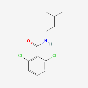 molecular formula C12H15Cl2NO B11171786 2,6-dichloro-N-(3-methylbutyl)benzamide 