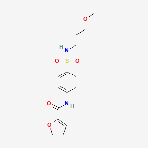 N-{4-[(3-methoxypropyl)sulfamoyl]phenyl}furan-2-carboxamide