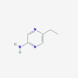 molecular formula C6H9N3 B111719 2-Amino-5-ethylpyrazine CAS No. 13535-07-4