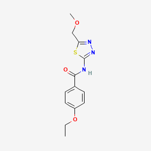 4-ethoxy-N-[5-(methoxymethyl)-1,3,4-thiadiazol-2-yl]benzamide