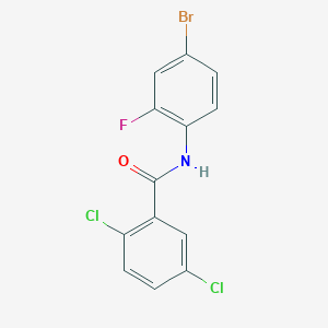 N-(4-bromo-2-fluorophenyl)-2,5-dichlorobenzamide