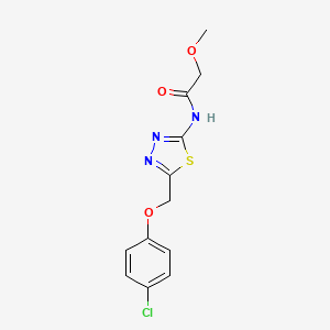 N-[5-(4-Chloro-phenoxymethyl)-[1,3,4]thiadiazol-2-yl]-2-methoxy-acetamide