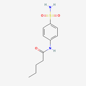 N-(4-sulfamoylphenyl)pentanamide