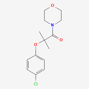 2-(4-Chlorophenoxy)-2-methyl-1-(morpholin-4-yl)propan-1-one