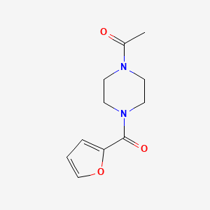 molecular formula C11H14N2O3 B11172316 4-Acetyl 1-(2-furoyl)piperazine CAS No. 768292-07-5