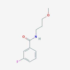 molecular formula C11H14INO2 B11172380 3-iodo-N-(3-methoxypropyl)benzamide 