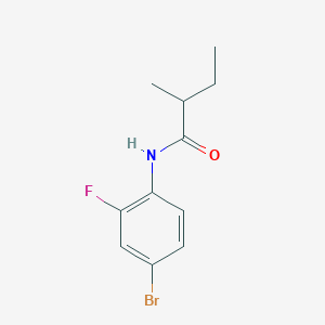 N-(4-bromo-2-fluorophenyl)-2-methylbutanamide