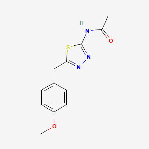 N-[5-(4-methoxybenzyl)-1,3,4-thiadiazol-2-yl]acetamide