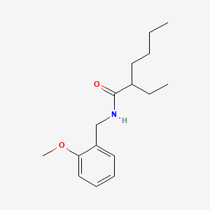 2-ethyl-N-[(2-methoxyphenyl)methyl]hexanamide