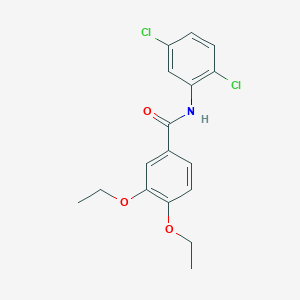 molecular formula C17H17Cl2NO3 B11172627 N-(2,5-dichlorophenyl)-3,4-diethoxybenzamide 