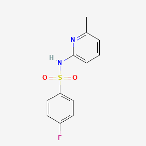 4-fluoro-N-(6-methylpyridin-2-yl)benzenesulfonamide