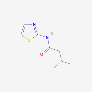 molecular formula C8H12N2OS B11172708 3-methyl-N-(1,3-thiazol-2-yl)butanamide 