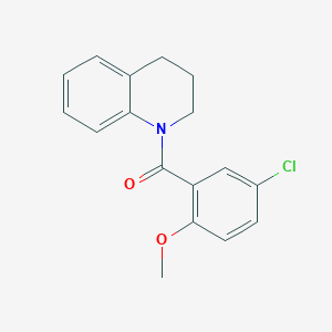 (5-chloro-2-methoxyphenyl)(3,4-dihydroquinolin-1(2H)-yl)methanone