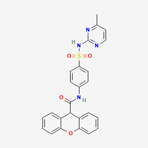 N-{4-[(4-methylpyrimidin-2-yl)sulfamoyl]phenyl}-9H-xanthene-9-carboxamide