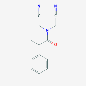 N,N-bis(cyanomethyl)-2-phenylbutanamide