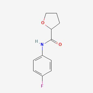 molecular formula C11H12FNO2 B11172858 N-(4-fluorophenyl)oxolane-2-carboxamide 