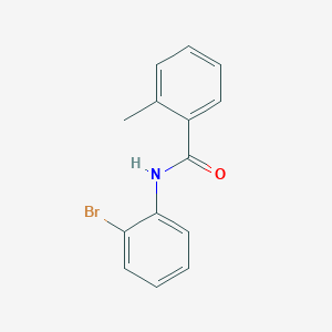 molecular formula C14H12BrNO B11172875 N-(2-bromophenyl)-2-methylbenzamide 