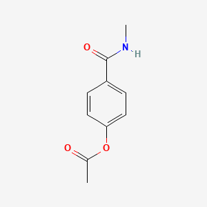 molecular formula C10H11NO3 B11172917 4-(Methylcarbamoyl)phenyl acetate 