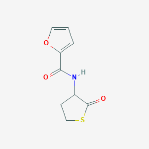 molecular formula C9H9NO3S B11172932 N-(2-oxothiolan-3-yl)furan-2-carboxamide 