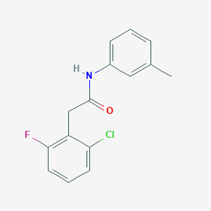 2-(2-chloro-6-fluorophenyl)-N-(3-methylphenyl)acetamide