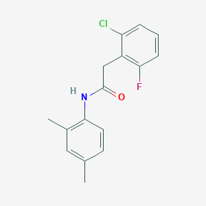 2-(2-chloro-6-fluorophenyl)-N-(2,4-dimethylphenyl)acetamide