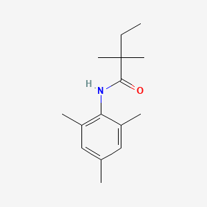 molecular formula C15H23NO B11173026 2,2-dimethyl-N-(2,4,6-trimethylphenyl)butanamide 