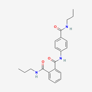 N-propyl-N'-[4-(propylcarbamoyl)phenyl]benzene-1,2-dicarboxamide