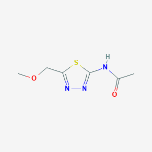 N-[5-(methoxymethyl)-1,3,4-thiadiazol-2-yl]acetamide