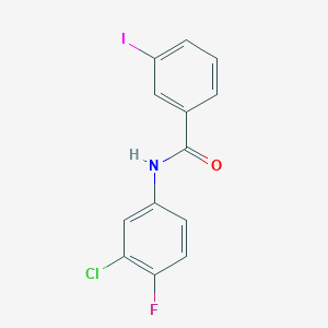 N-(3-chloro-4-fluorophenyl)-3-iodobenzamide