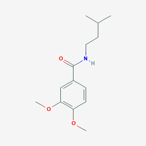 molecular formula C14H21NO3 B11173138 3,4-dimethoxy-N-(3-methylbutyl)benzamide 