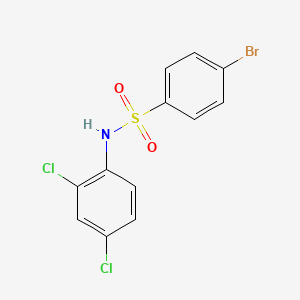 molecular formula C12H8BrCl2NO2S B11173159 4-bromo-N-(2,4-dichlorophenyl)benzenesulfonamide 