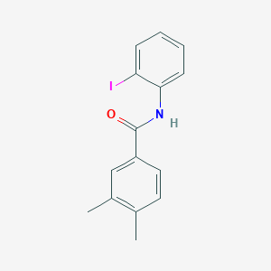 molecular formula C15H14INO B11173167 N-(2-iodophenyl)-3,4-dimethylbenzamide 