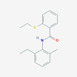 N-(2-ethyl-6-methylphenyl)-2-(ethylsulfanyl)benzamide