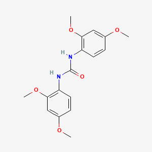 molecular formula C17H20N2O5 B11173179 1,3-Bis(2,4-dimethoxyphenyl)urea CAS No. 56402-79-0